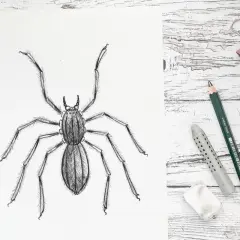 Spinne malen: Einfache Schritt-für-Schritt-Anleitung für Anfänger